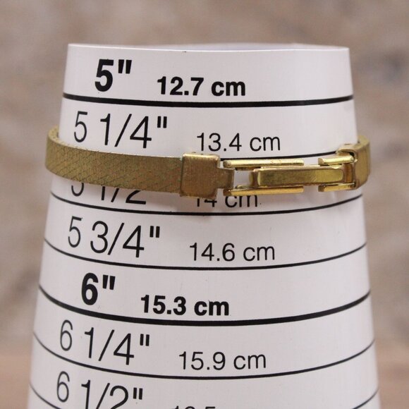 Vintage Dufonte Lucien Piccard Watch Womens Gold Tone Stainless Steel Rare 60's - Picture 9 of 10